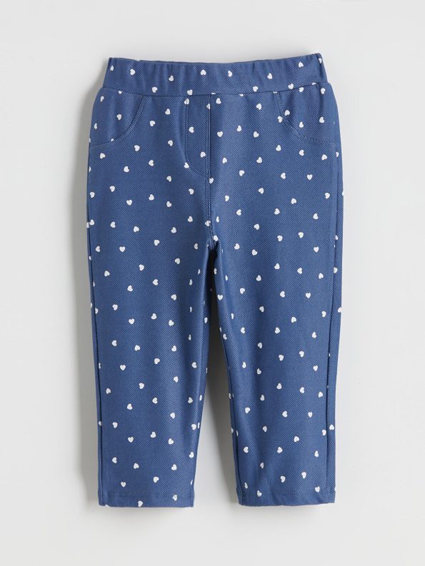LCW Kids Indigo Printed Girls' Leggings