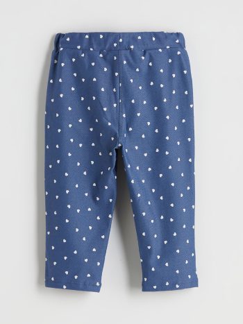 LCW Kids Indigo Printed Girls' Leggings