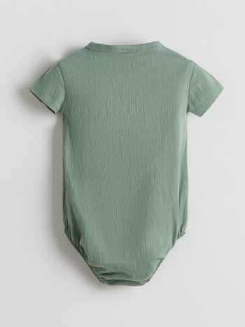 Button-Up Baby Boy Bodysuit