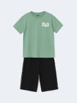 Boys' Crew Neck T-Shirt and Shorts Set