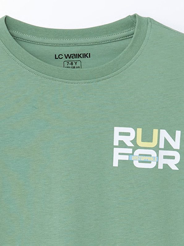 Boys' Crew Neck T-Shirt and Shorts Set