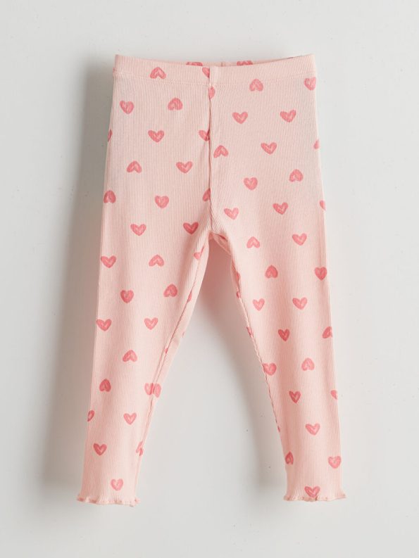 Floral Print Baby Girl Blouse and Leggings Set