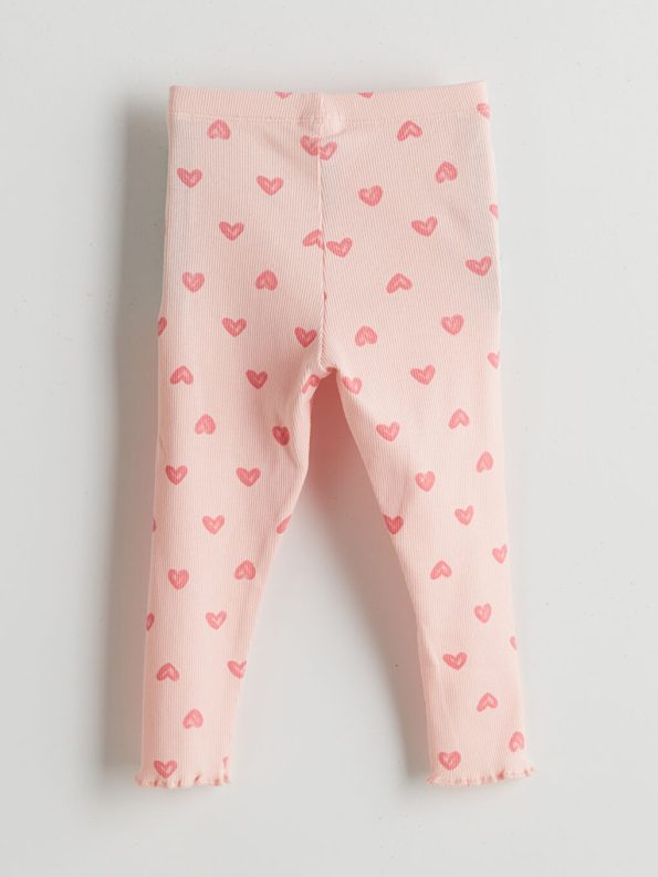 Floral Print Baby Girl Blouse and Leggings Set