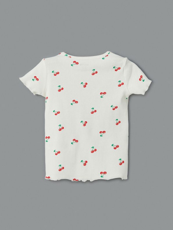 Printed Baby Girl T-Shirt and Leggings Set