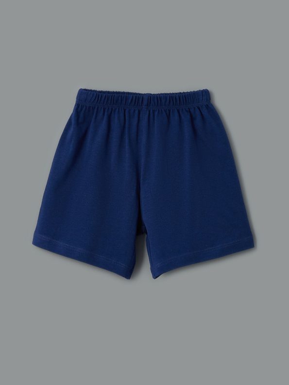 LCW Baby Ecru Cotton Short Pajama Set for Boys
