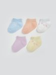 Printed Baby Girl Socks Set of 5