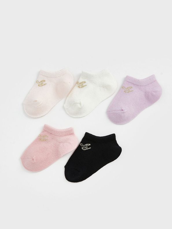 Floral Baby Girl Socks Set of 5