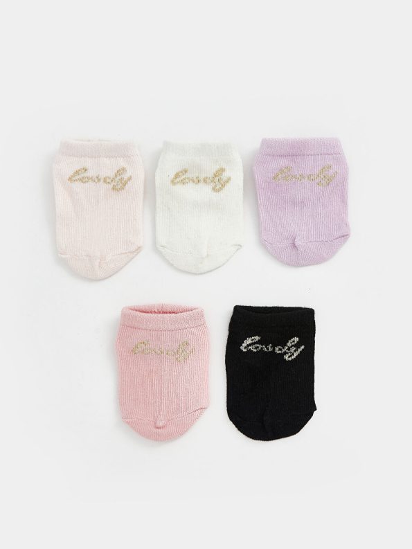 Floral Baby Girl Socks Set of 5