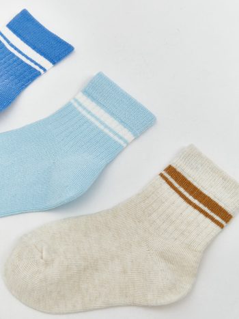 Basic Boys' Baby Ankle Socks Set of 5
