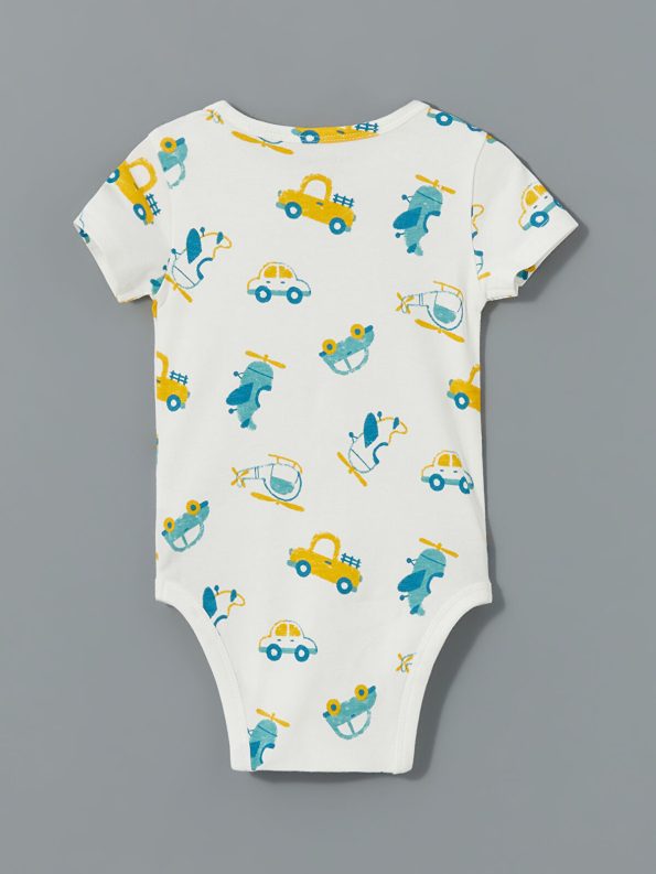 LCW Baby Ecru Boys' T-Shirt and Leggings Set