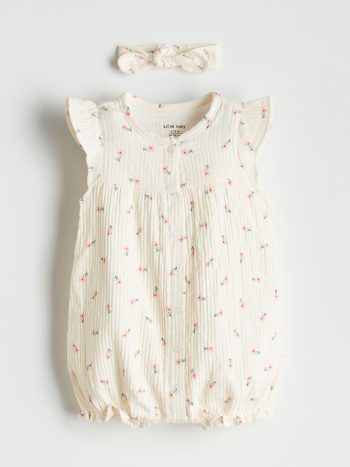 Square Neck Floral Baby Dress