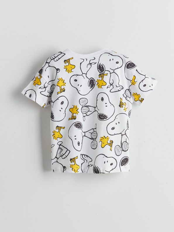 LCW Baby Snoopy Print Boys' Short Set