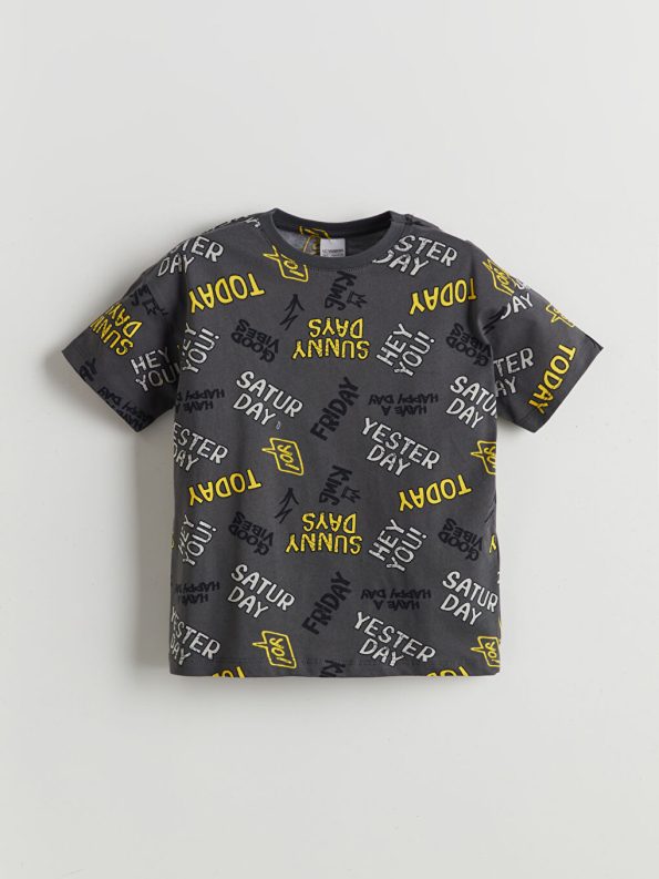 Boys' Tokyo Print Crew Neck T-Shirt