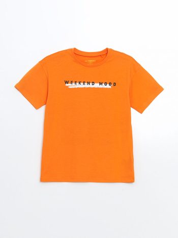Boys' Galatasaray Printed Crew Neck T-Shirt