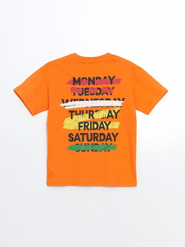 Boys' Galatasaray Printed Crew Neck T-Shirt