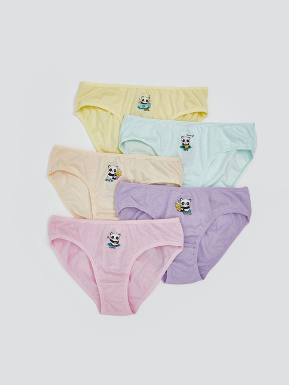 Printed Girl's Underwear Set of 3
