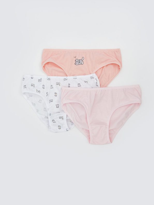 Printed Girl's Panties Pack of 5