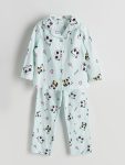 Baby Collar Girl's Shirt and Pants Set