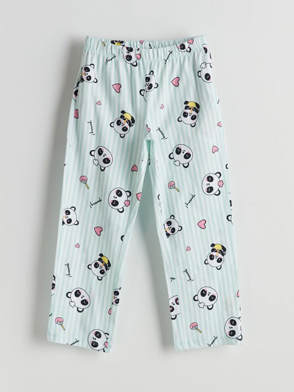Baby Collar Girl's Shirt and Pants Set