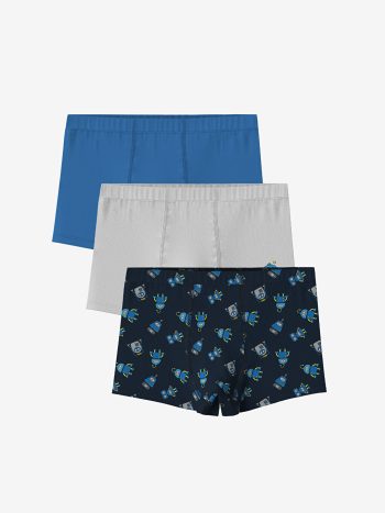 Boys' Basic Boxer Shorts - Set of 3