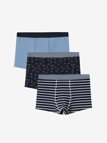 Printed Boys' Boxer Shorts Set of 3