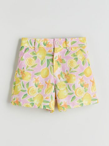 LCW Kids Elastic Waist Girls' Shorts