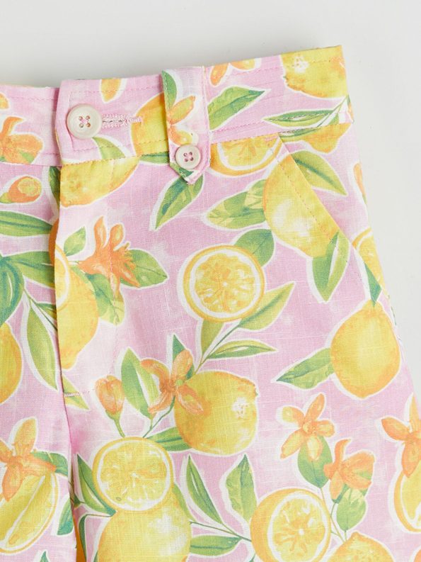 LCW Kids Elastic Waist Girls' Shorts