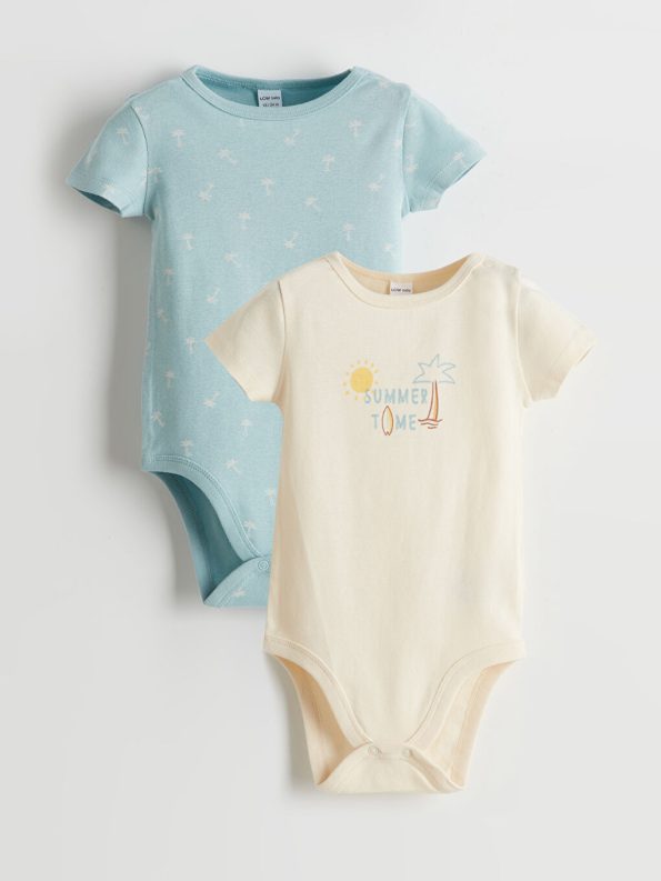 Printed Baby Boy T-Shirt and Shorts 3-Piece Set