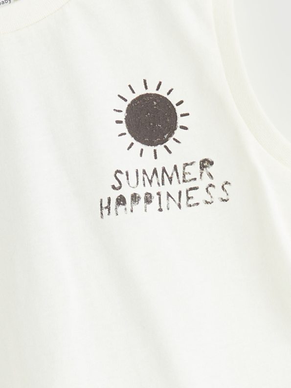 LCW Baby Printed Boys Tank Top and Shorts Set