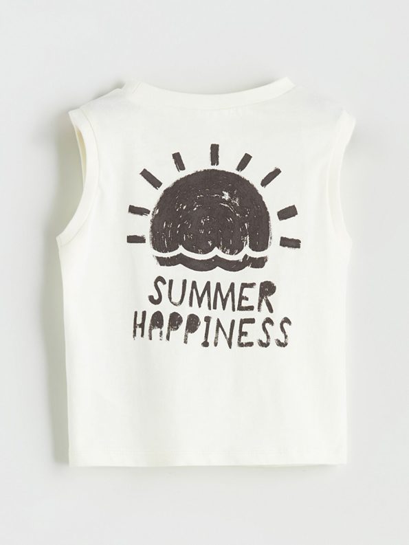 LCW Baby Printed Boys Tank Top and Shorts Set