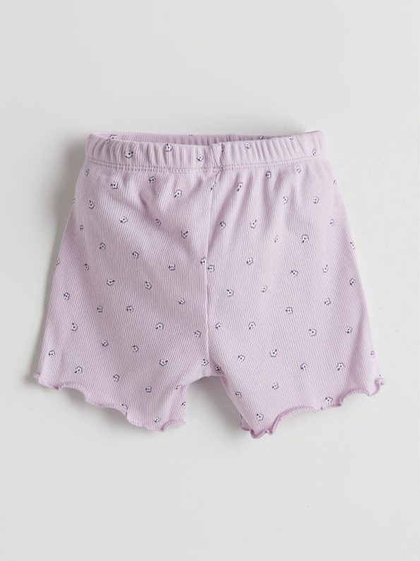 LCW Baby Lilac Floral Girls' Pajama Set