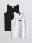 Boys' Crew Neck Tank Top Set of 5