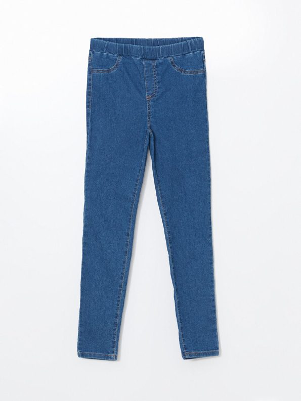 Girls' Elastic Waist Basic Leggings