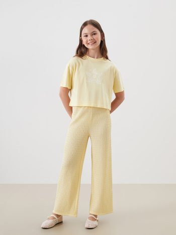 Girls' Bicycle Neck T-Shirt