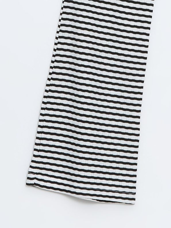 Square Neck Girls' Blouse and Pants Set