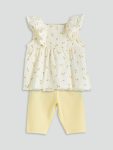 Floral Peter Pan Collar Baby Girl Dress
