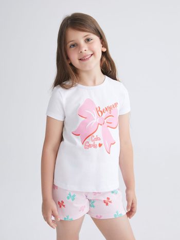 Elsa Print Bicycle Neck Dress for Girls
