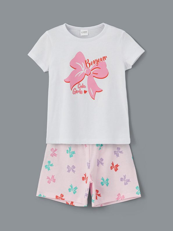 Elsa Print Bicycle Neck Dress for Girls