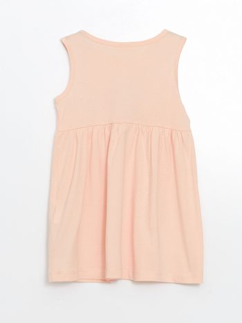 LCW ECO Pink Floral Print Girls Dress