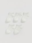Basic Baby Girl Sock Booties Set