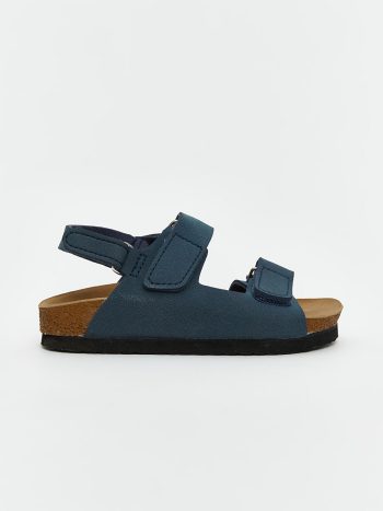 LCW STEPS Navy Suede-Look Boys Sandals