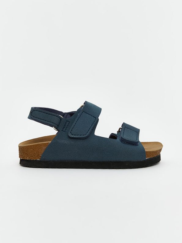 LCW STEPS Navy Suede-Look Boys Sandals