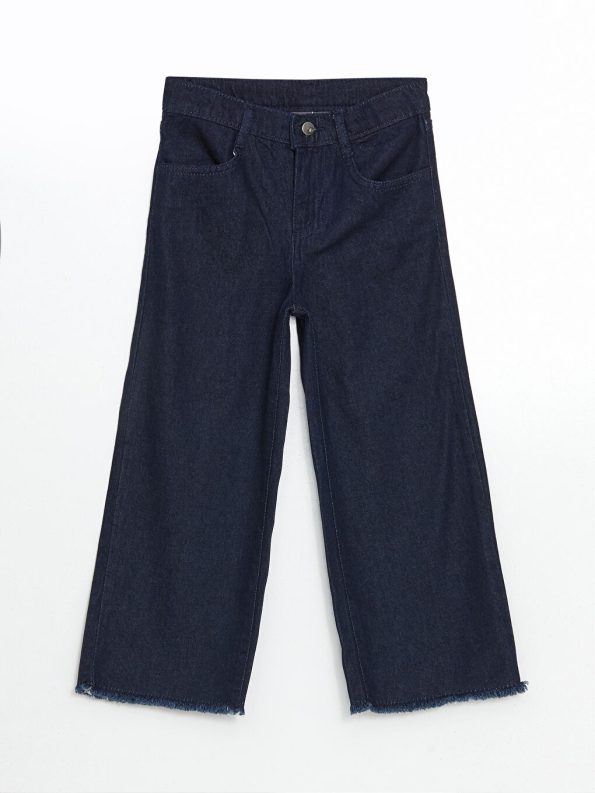 Basic Girls' Leggings with Elastic Waistband