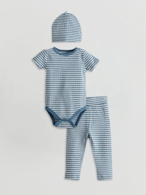 LCW Baby Ecru Organic Cotton Hospital Set for Boys