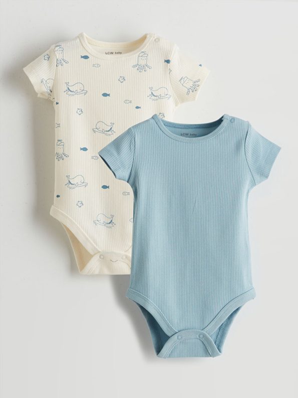 Baby Boy Snap Bodysuit and Shorts Set