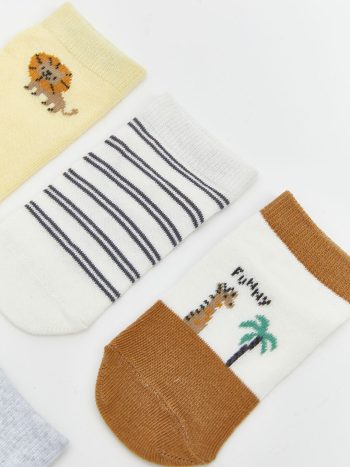 Printed Baby Boy Socks - Set of 3