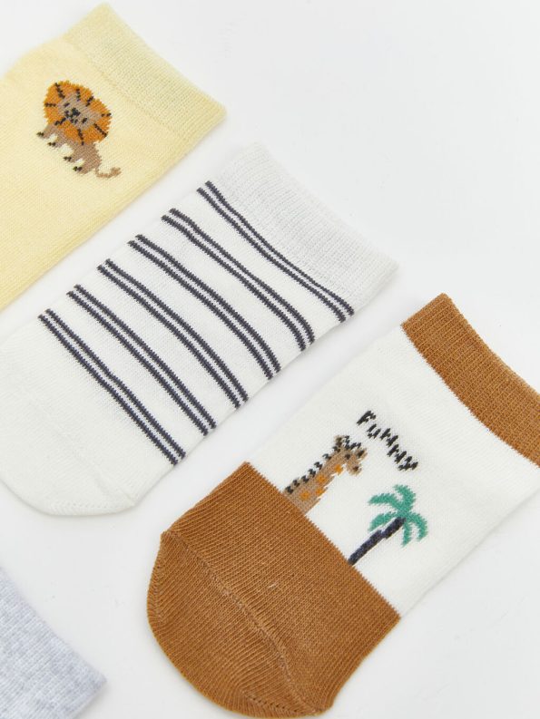 Printed Baby Boy Socks - Set of 3