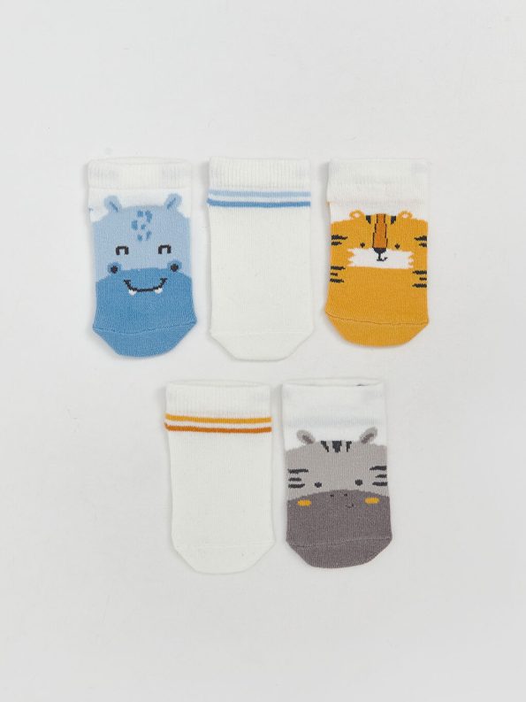 Printed Baby Boy Socks Set of 5