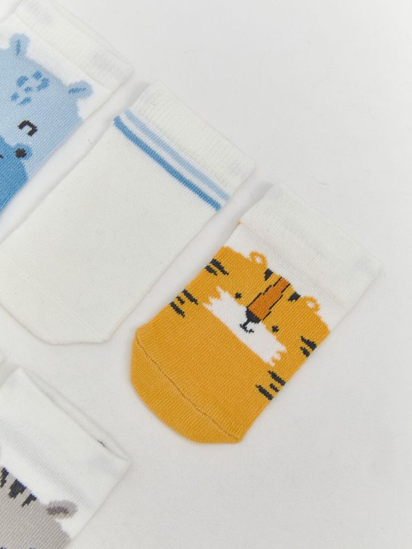 Printed Baby Boy Socks Set of 5