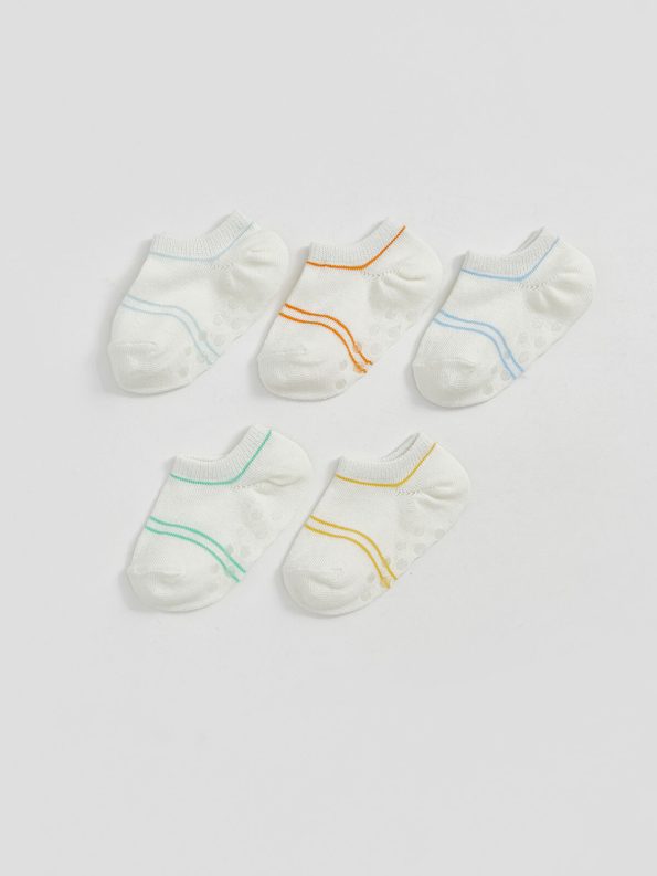 LCW Baby Striped Baby Boy Socks Set of 5